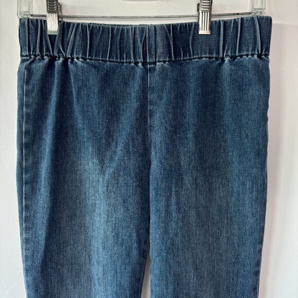 Soft Surroundings Women's Blue Pull On Classic Metro Leggings Size XS - Picture 2 of 7